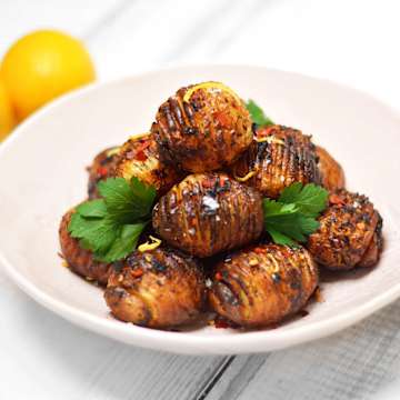 Chilli, Lemon & Sumac Hasselback