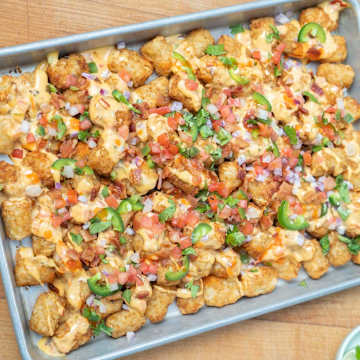 Loaded Air Fryer Tots