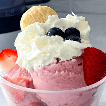 Boozy Berry Shortcake Ice Cream