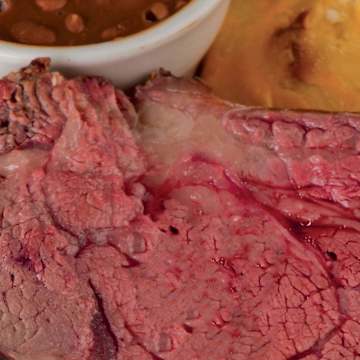 Smoked Prime Rib Dinner