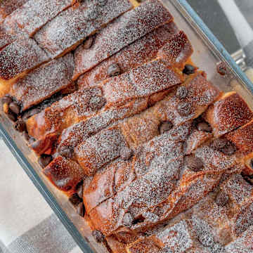 Smoked Smores Bread Pudding