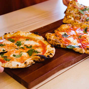 Four-Cheese Thin Crust Pizza