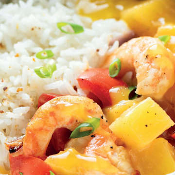 Sweet and Sour Shrimp &ldquo;Fried&rdquo; Rice