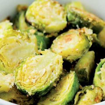 Crispy Parmesan Brussels Sprouts