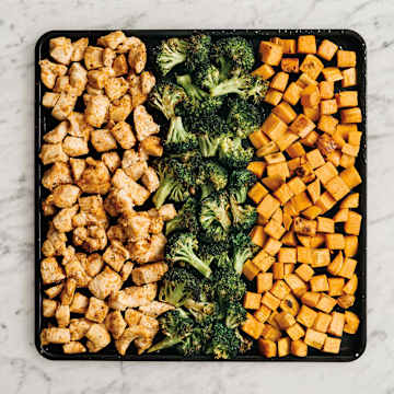 Poulet pic patates douces et brocoli