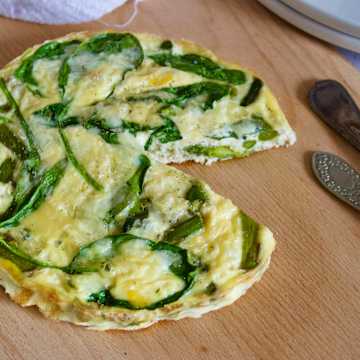 Asparagus & Cheese Egg Bake