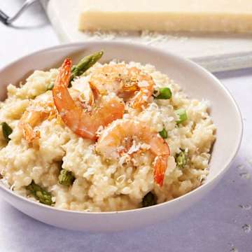 Garlic Shrimp Risotto