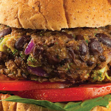 Mushroom Black Bean Burgers