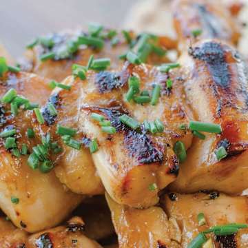 Smoked Tandoori Chicken Skewers with Naan