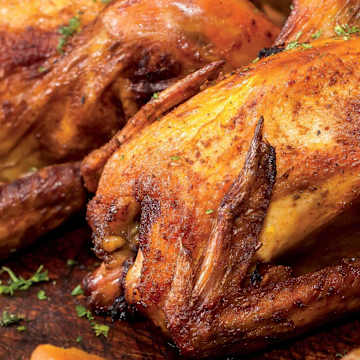 Smoked Twin Whole Chickens