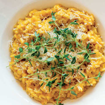 Butternut Squash and Asparagus Risotto