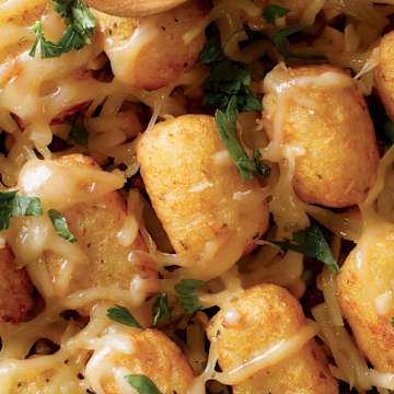 Masala Egg Tater Tots Breakfast Casserole