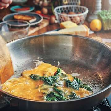 Red Onion & Spinach Frittata