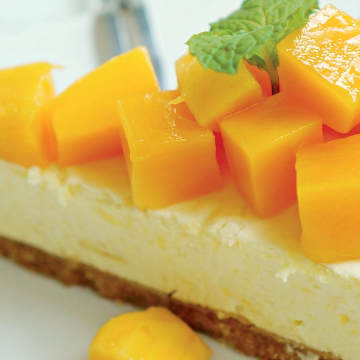 Easy Mango Cheesecake