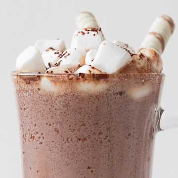Hot Cocoa Milkshake Slushi