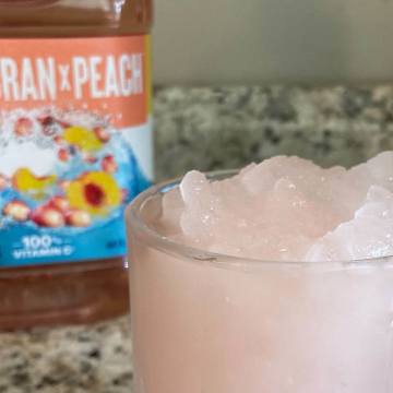 Ocean Spray&reg; White Cranberry Peach Slushi