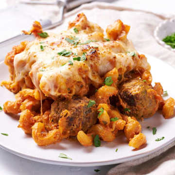 Meatball Pasta Bake