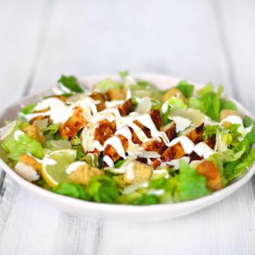 Peri Peri Chicken Breasts with Cesaer Salad