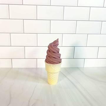 Fresh Blueberry Soft Serve