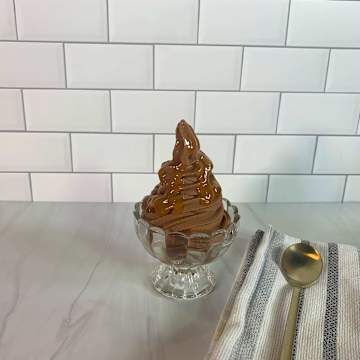 Chocolate Caramel Frozen Yogurt