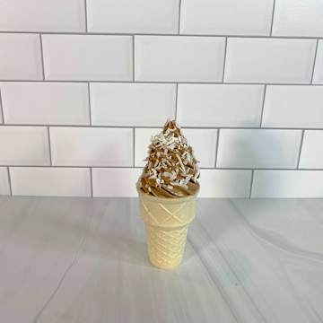 Chocolate Caramel Coconut Frozen Custard