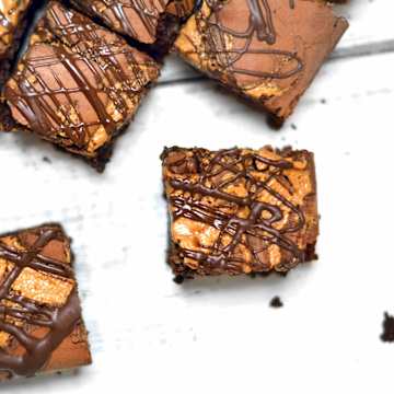 Peanut Butter Chocolate Brownies