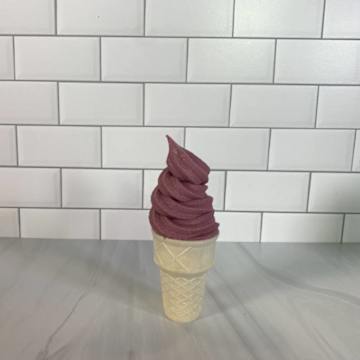 Blackberry Chip Soft Serve