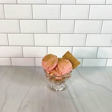 Strawberry Cheesecake Protein Ice Cream