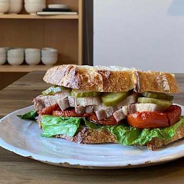 Roasted Pork Belly Sandwich