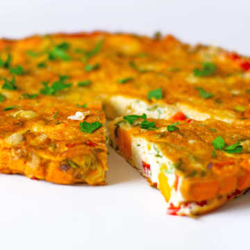 Sweet Potato & Red Pepper Frittata