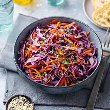 Coleslaw With Honey & Mustard Dressing