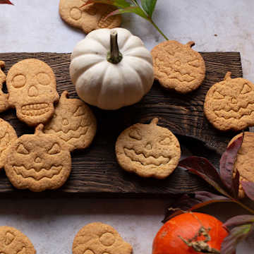 Halloween Peanut Butter Cookies