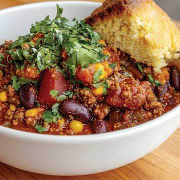 Chili Corn Bread Casserole