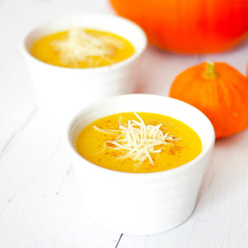 Cheesy Pumpkin Soup