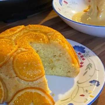 Steamed Orange Sponge Pudding