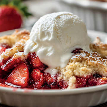 Strawberry Cobbler
