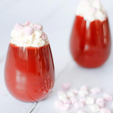 Red Velvet Spiced Hot Chocolate