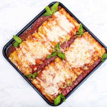 Broccoli & Fresh Goat Cheese Cannelloni