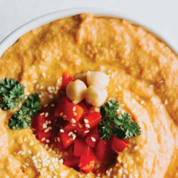 Roasted Red Pepper Hummus