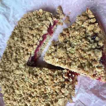 Cranberry Orange Oat Bars