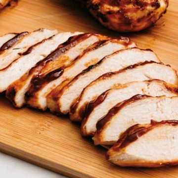 Honey Mustard and Barbecue Glazed Chicken Breasts