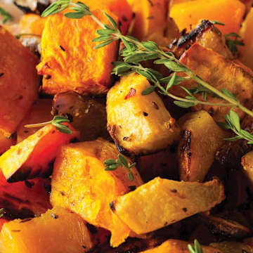 Maple Roasted Root Vegetables