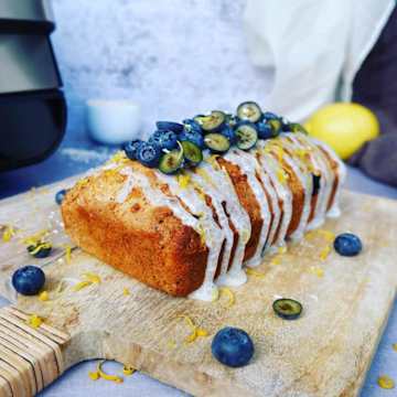 Blueberry, Lemon & Chia Loaf Cake