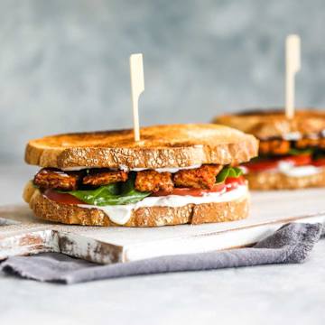 Tempeh Toasted Sandwich
