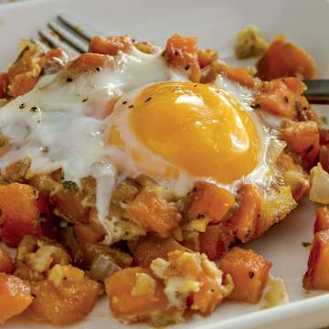 Sweet Potato Sausage Hash
