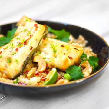 Coconut-lime Cod & Cauliflower Rice