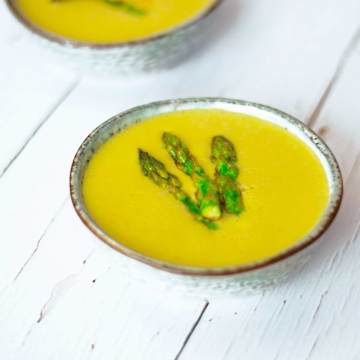 Asparagus, Garlic & Lemon Soup