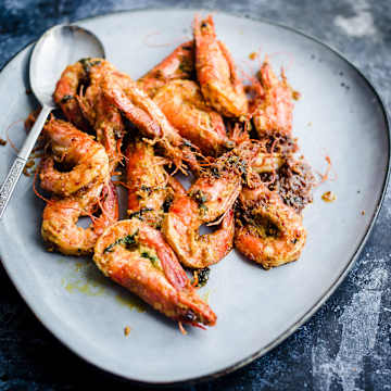 Chilli Garlic Prawns