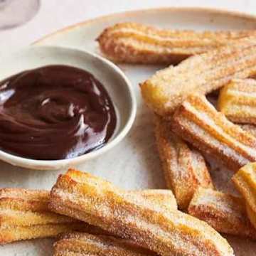 Churros with Chocolate Sauce