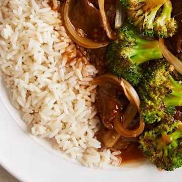 Beef and Crispy Broccoli